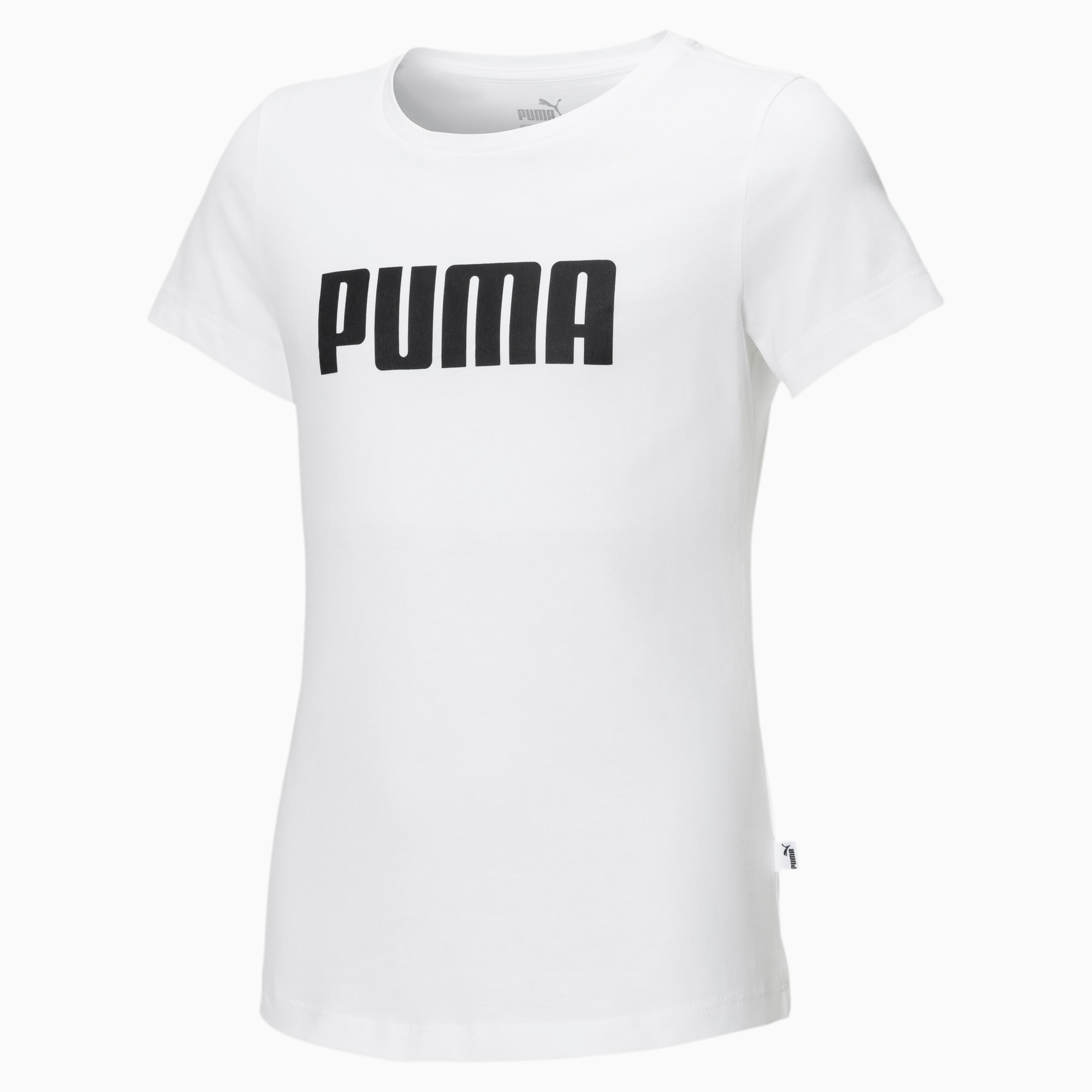 Essentials T-shirt meisjes, Wit, Maat 116 | PUMA