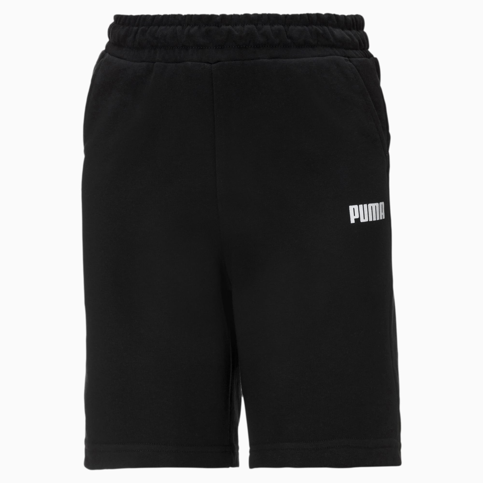 PUMA Short de sweat tricoté Essentials pour garçon, Noir, Taille 152, Vêtements