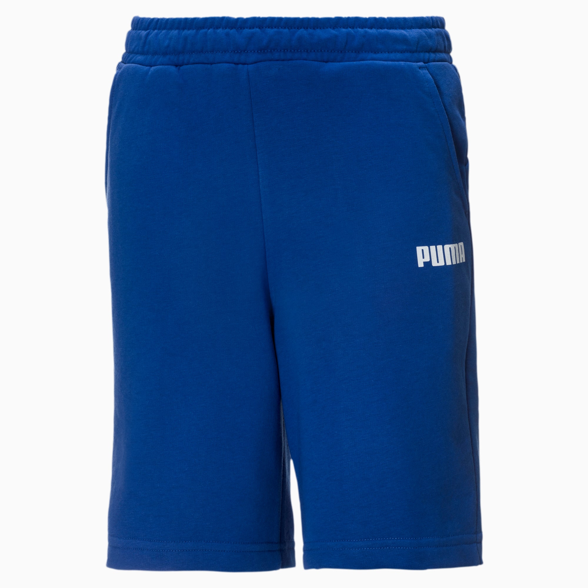 PUMA Short de sweat tricoté Essentials pour garçon, Bleu, Taille 104, Vêtements