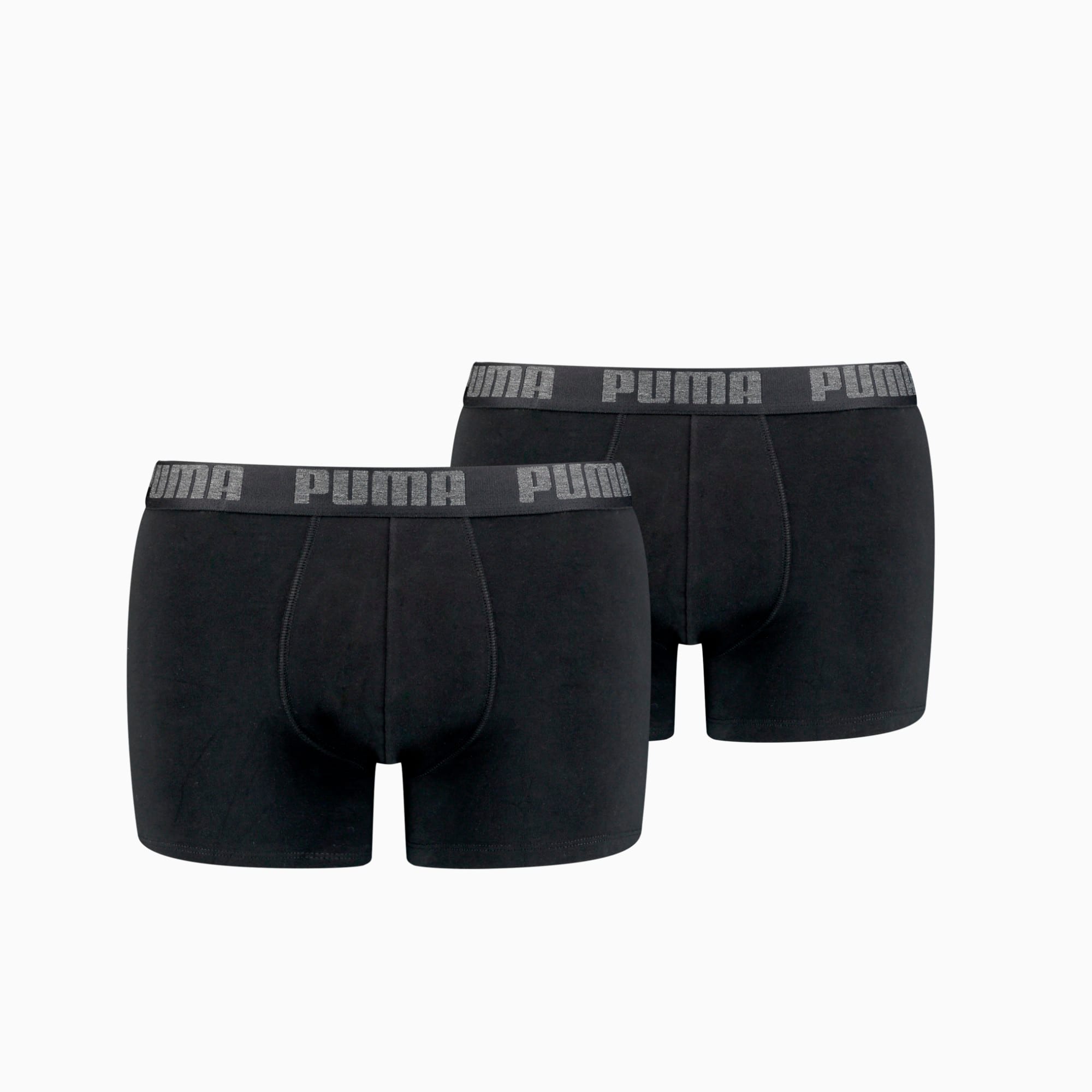 PUMA Basic Boxers Set Van 2, Zwart/Aucun