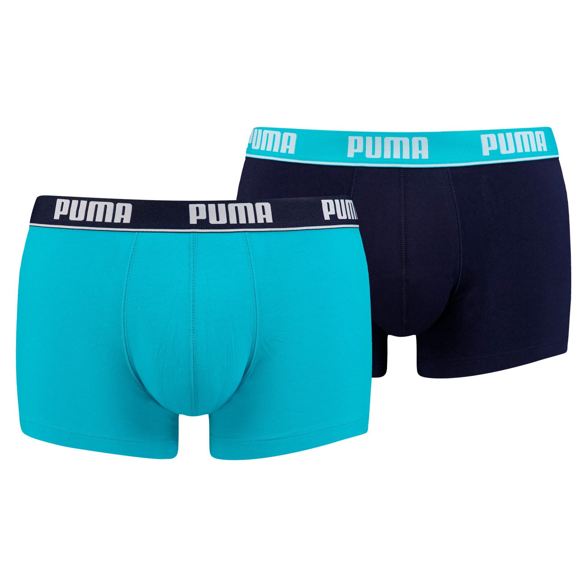 Image of PUMA Basic Short Boxer 2er Pack Für Herren | Mit Aucun | Blau | Größe: S