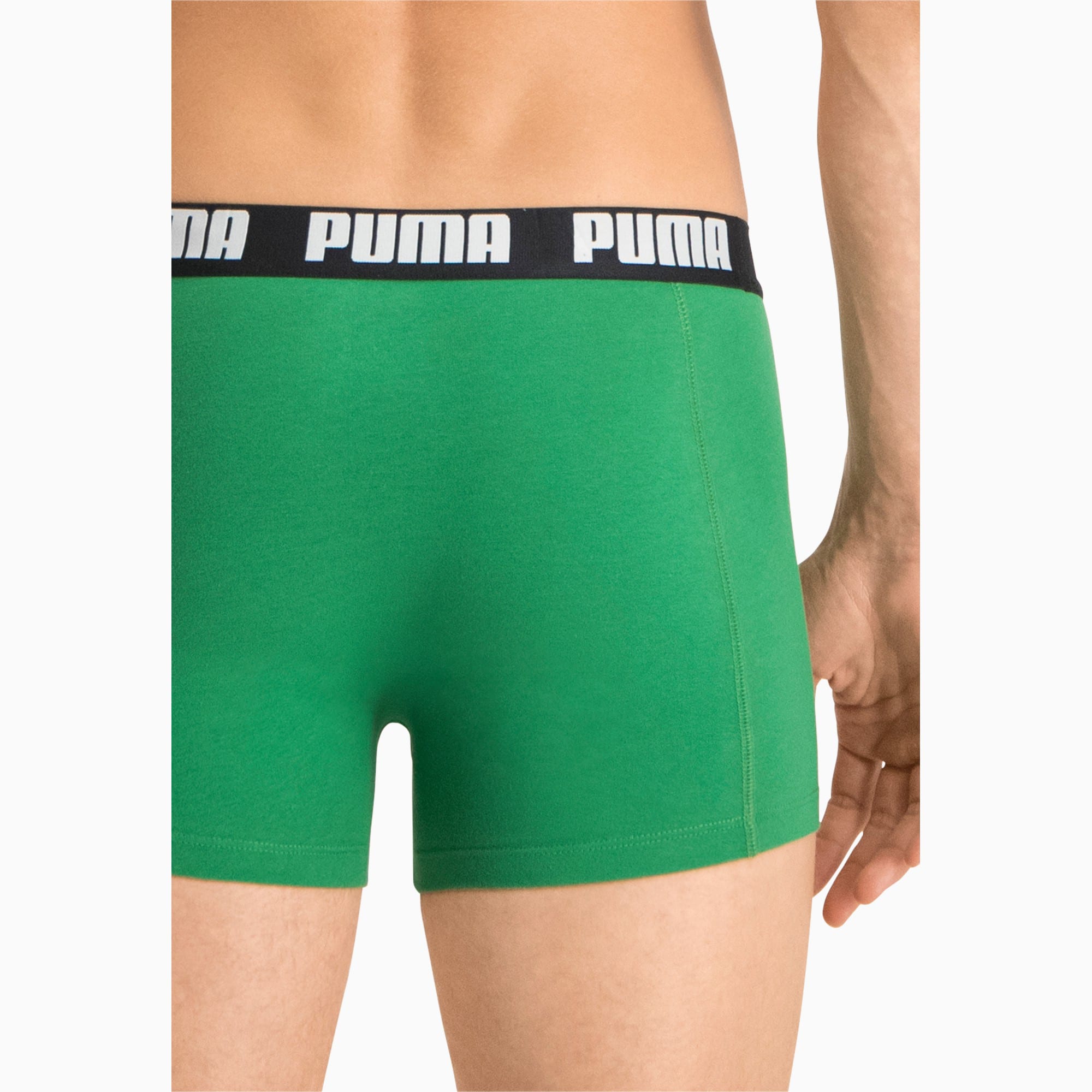 PUMA Basic Boxershorts, Groen