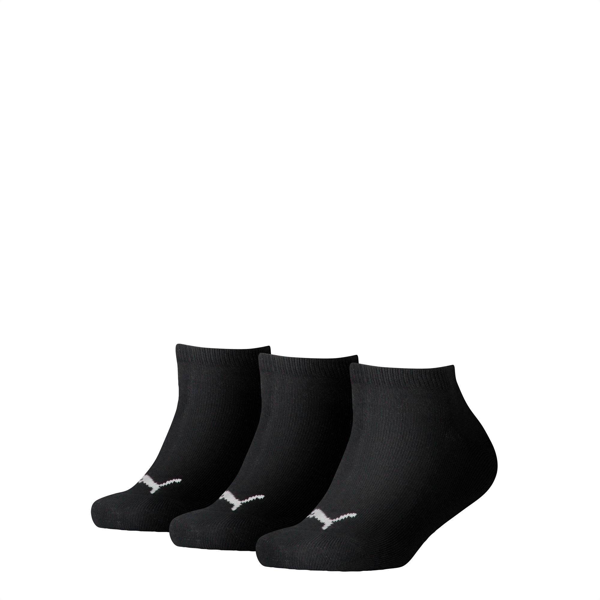 PUMA Kinder Invisible Socken 3er-Pack, Schwarz, Größe: 39-42, Kleidung