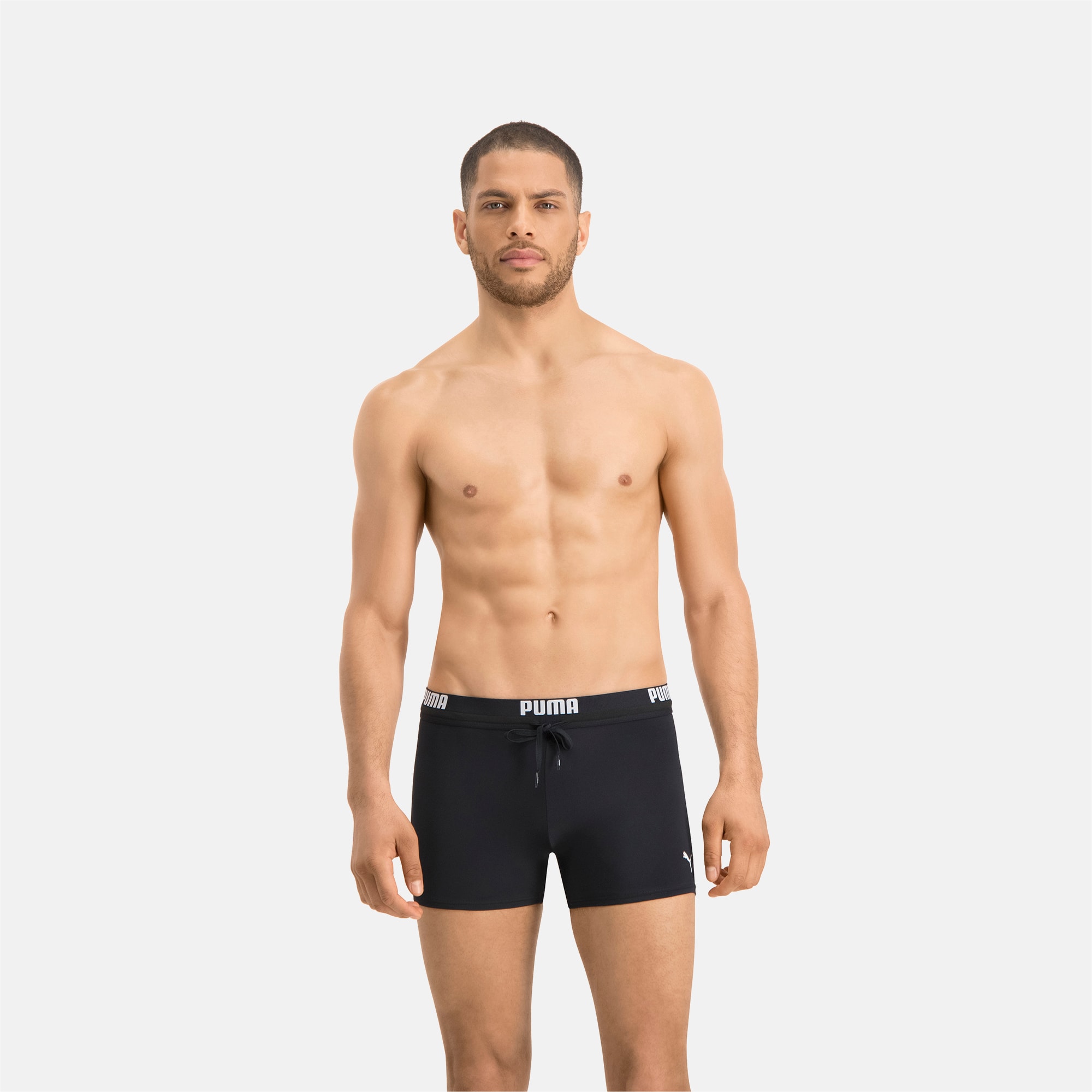 PUMA Boxer court de natation Swim Logo homme, Noir, Taille M, Vêtements