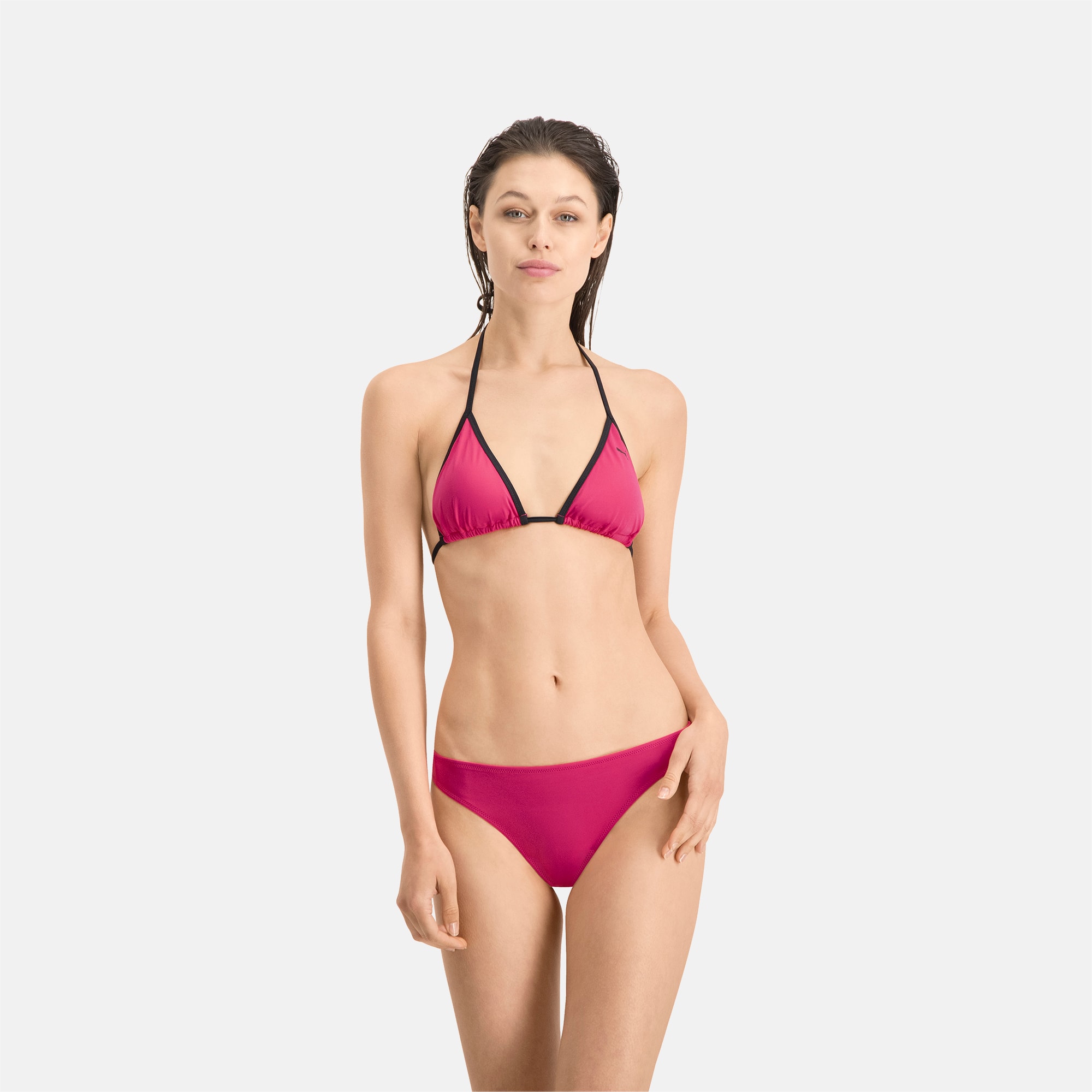 Bas de bikini classique PUMA Swim pour Femme, Rose, Taille M, Vêtements