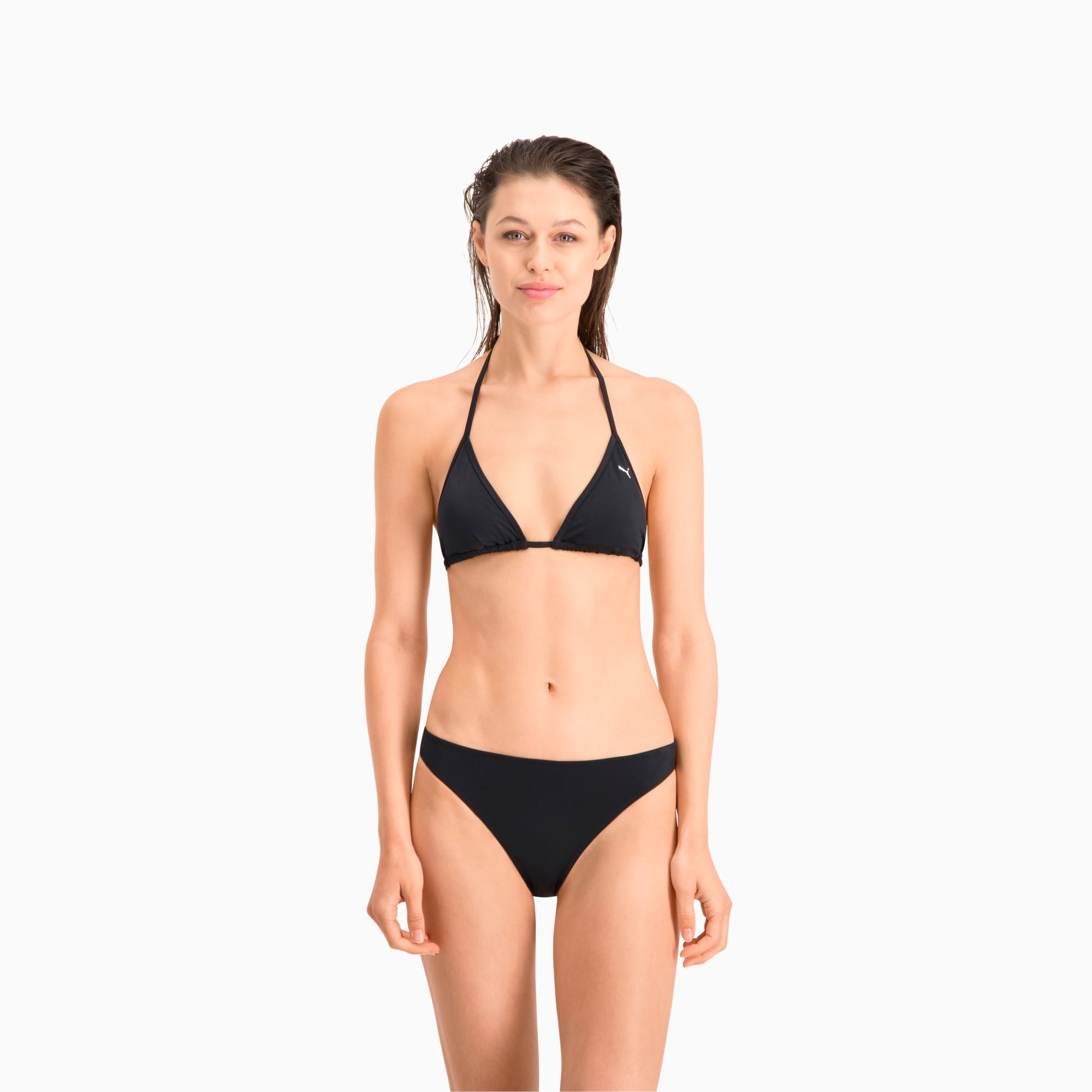 Bas de bikini classique PUMA Swim pour Femme, Noir, Taille L, Vêtements