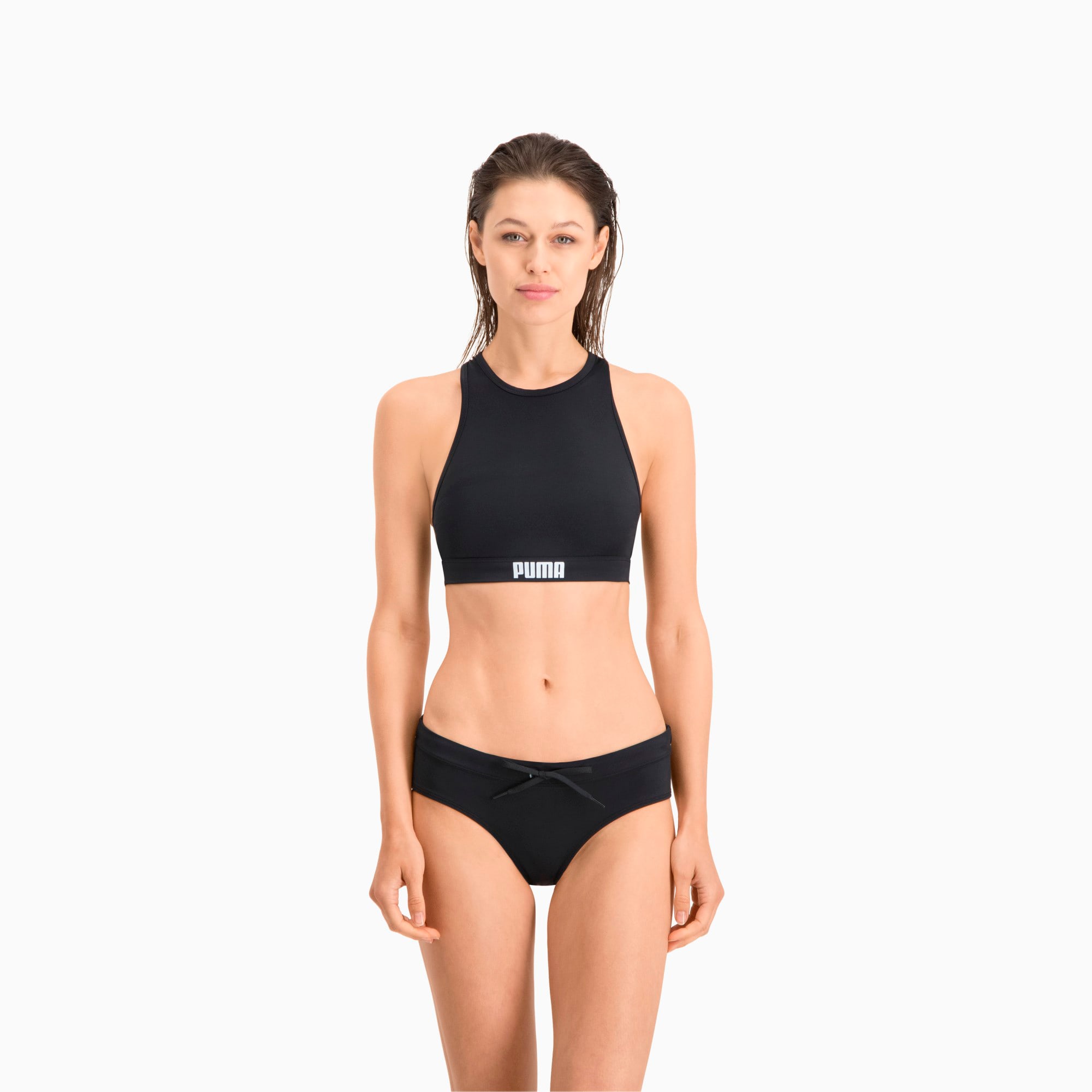 Bas de bikini hipster PUMA Swim pour Femme, Noir, Taille XS, Vêtements