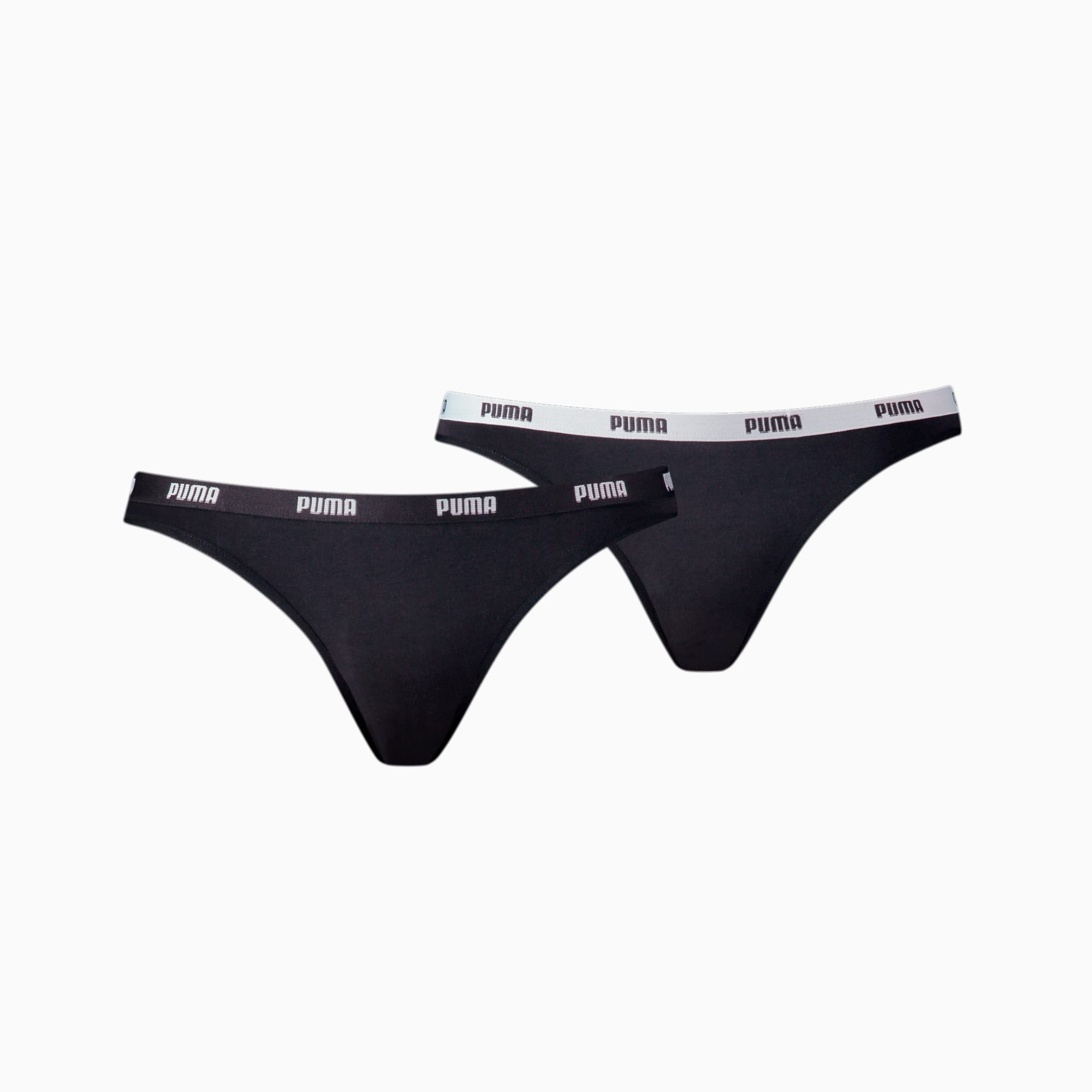 Image of PUMA Damen Bikini-Slips 2er Pack | Mit Aucun | Schwarz | Größe: XL