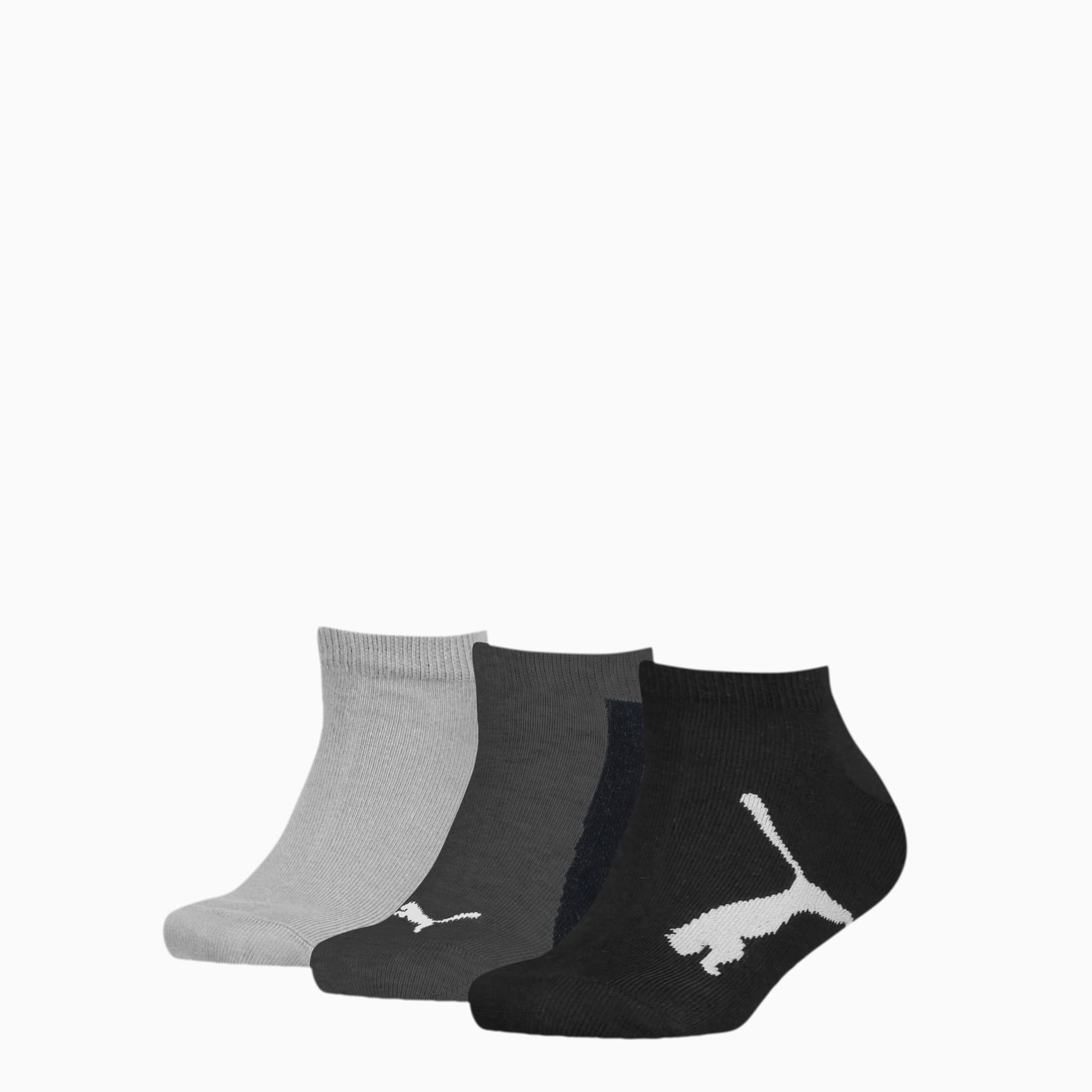 Puma kinder sneaker sokken - zwart 3-pack - DS100000969