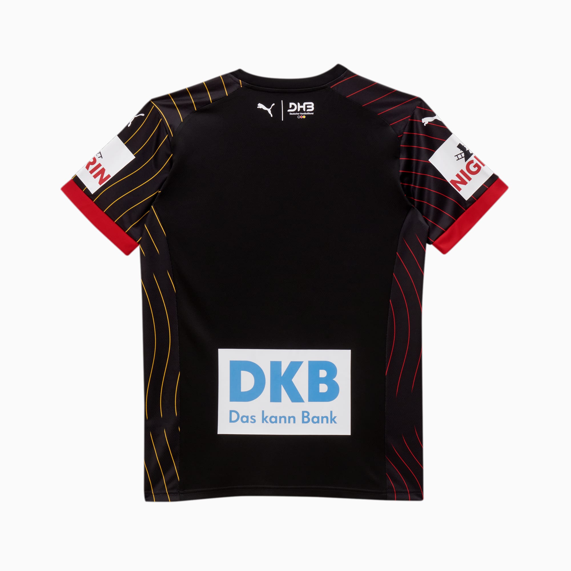 PUMA Duitsland Handbal 2024 uitshirt, Rood/Zwart