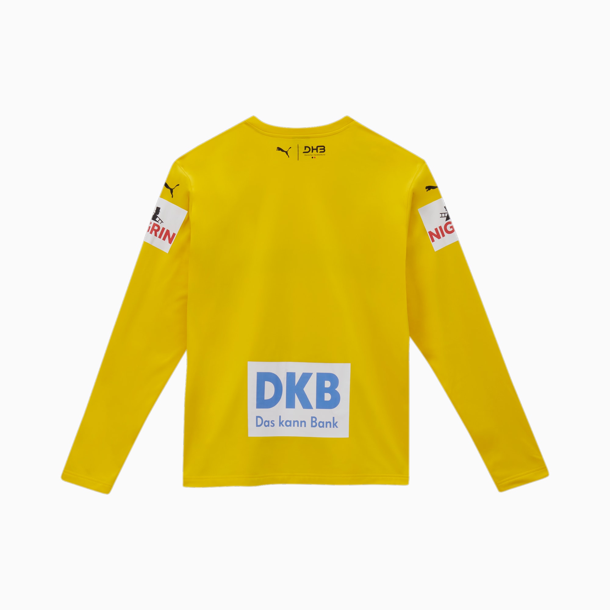 Men's PUMA Germany Handball Goalkeeper Jersey, Faster Yellow/Black/Sport Yellow, Size XS, Clothing