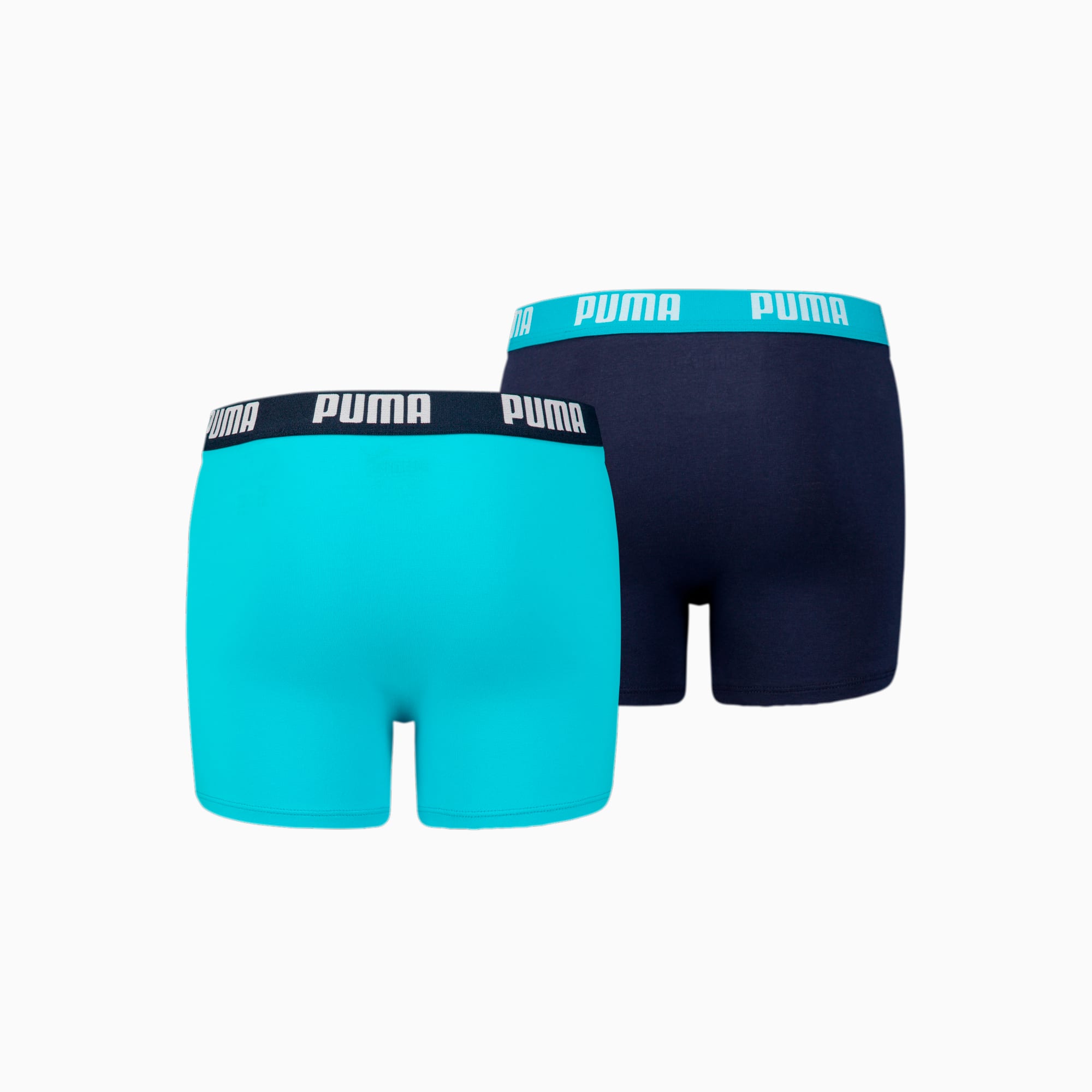 PUMA Boys' Basic Boxer 2 Pack, Bright Blue