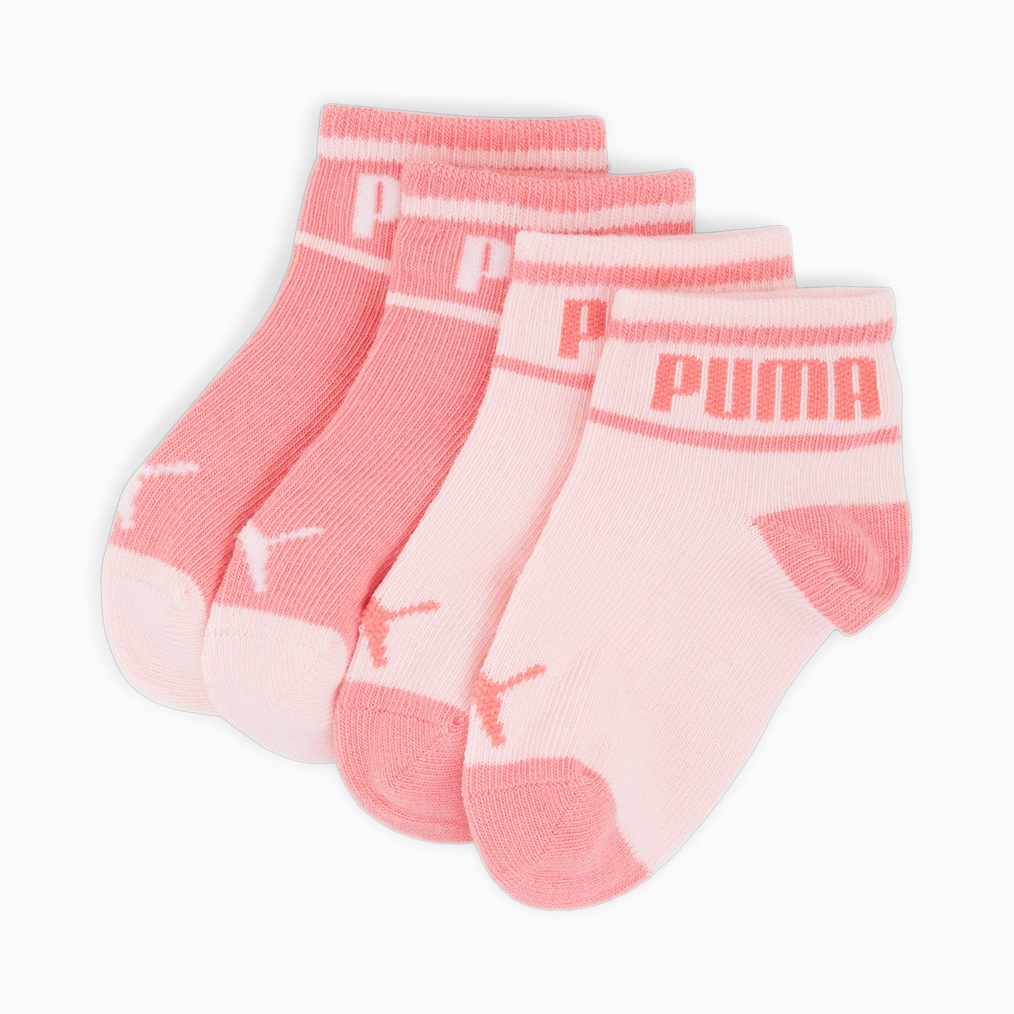 PUMA Baby Word Lifestyle Socks 2 Pack, Pink