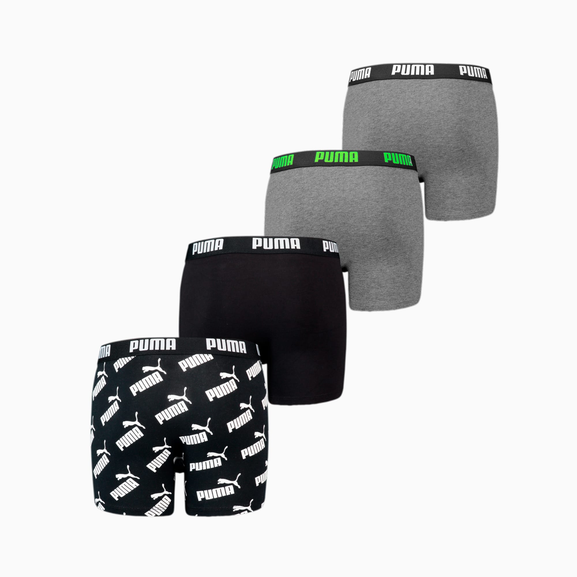 PUMA Jongens AOP boxershort - 4-pack - 122/128