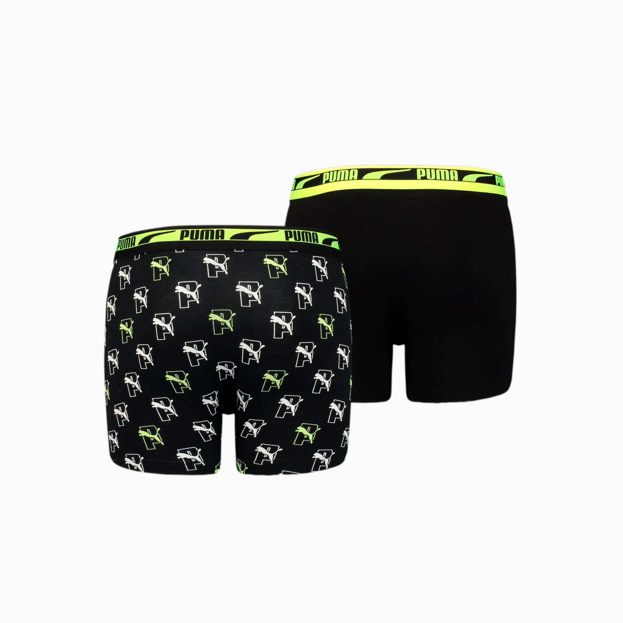 PUMA jongens everyday 2P boxers logo & initial zwart - 158/164