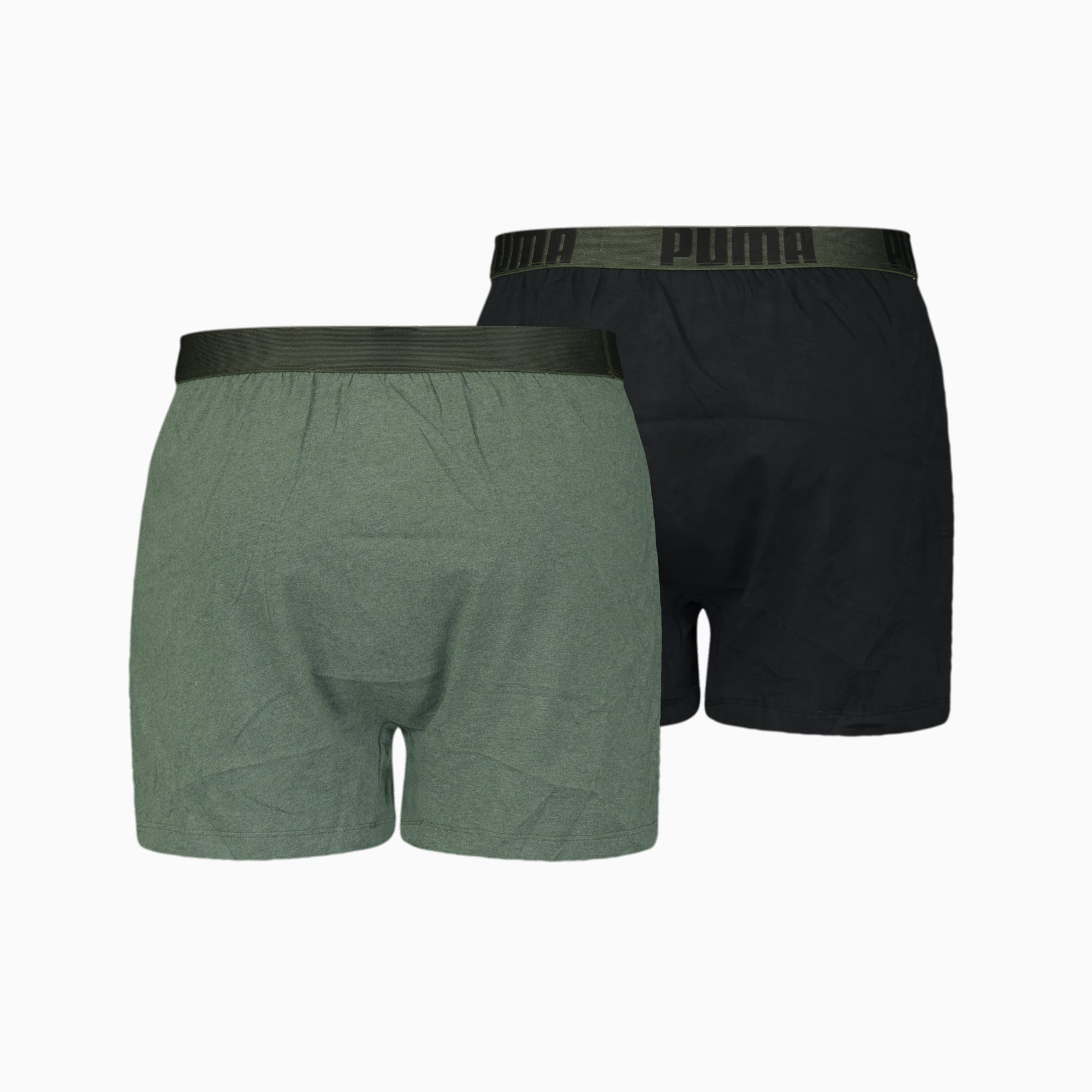 PUMA Loose-fit Jersey Boxershort, Forest