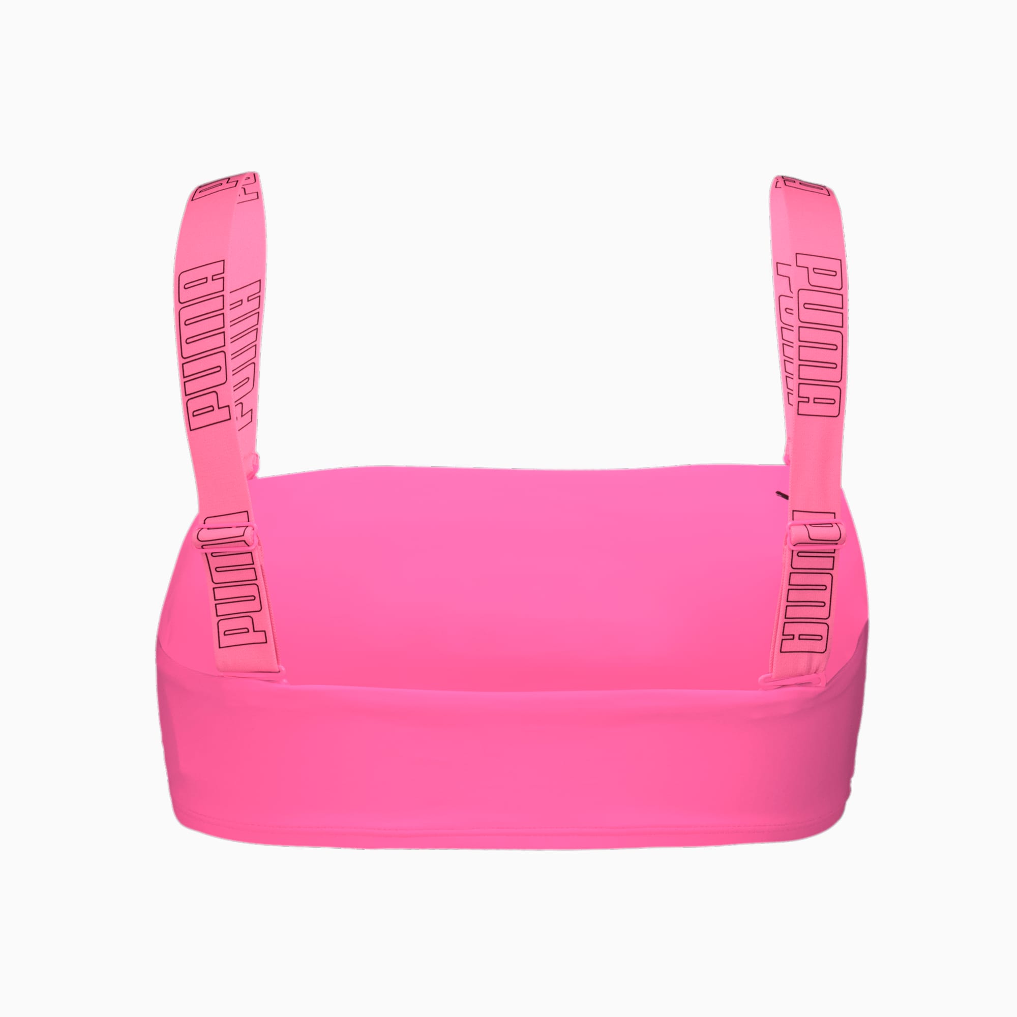 PUMA bandeau-bikinitop voor Dames, Roze