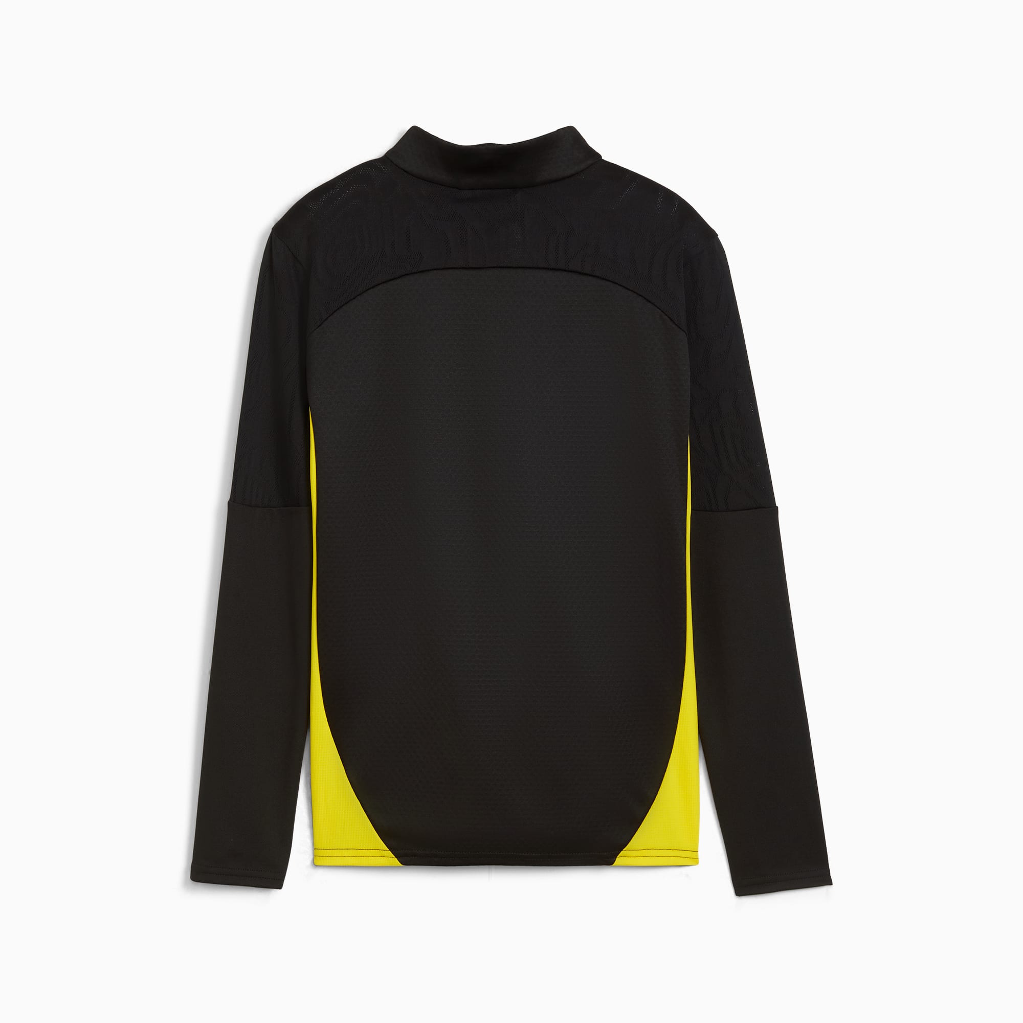 PUMA Borussia Dortmund trainingstop met kwartrits, Geel/Zwart