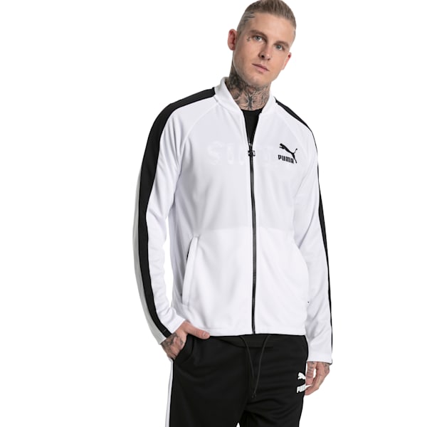 PUMA Blouson Archive T7 Summer pour Homme, Blanc, Taille 3XL