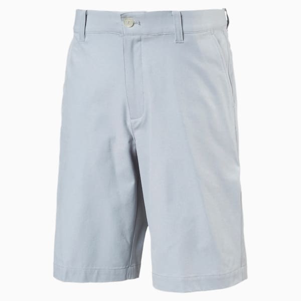 PUMA Short de golf tissé Heather Pounce pour garçon, Gris, Taille 140