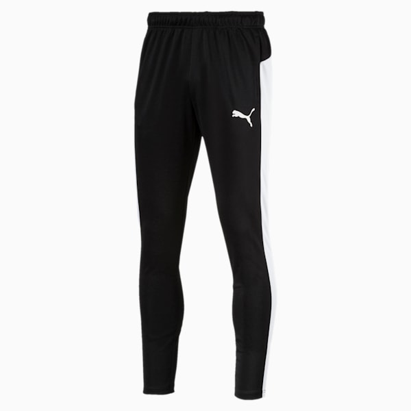 PUMA Pantalon en sweat Active Tricot pour Homme, Noir/Blanc, Taille XS