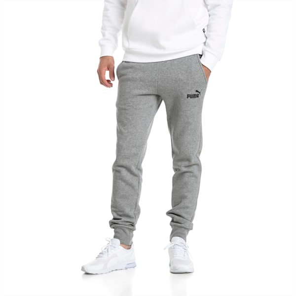 PUMA Pantalon de survêtement Essentials Fleece pour Homme, Gris/Bruyère, Taille XXL