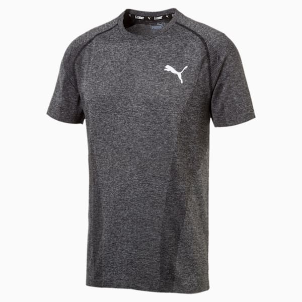 PUMA T-Shirt evoKNIT pour Homme, Noir, Taille M