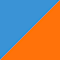 حذاء كرة قدم FUTURE Match TT, Blue Glimmer-PUMA White-Ultra Orange, swatch-DFA