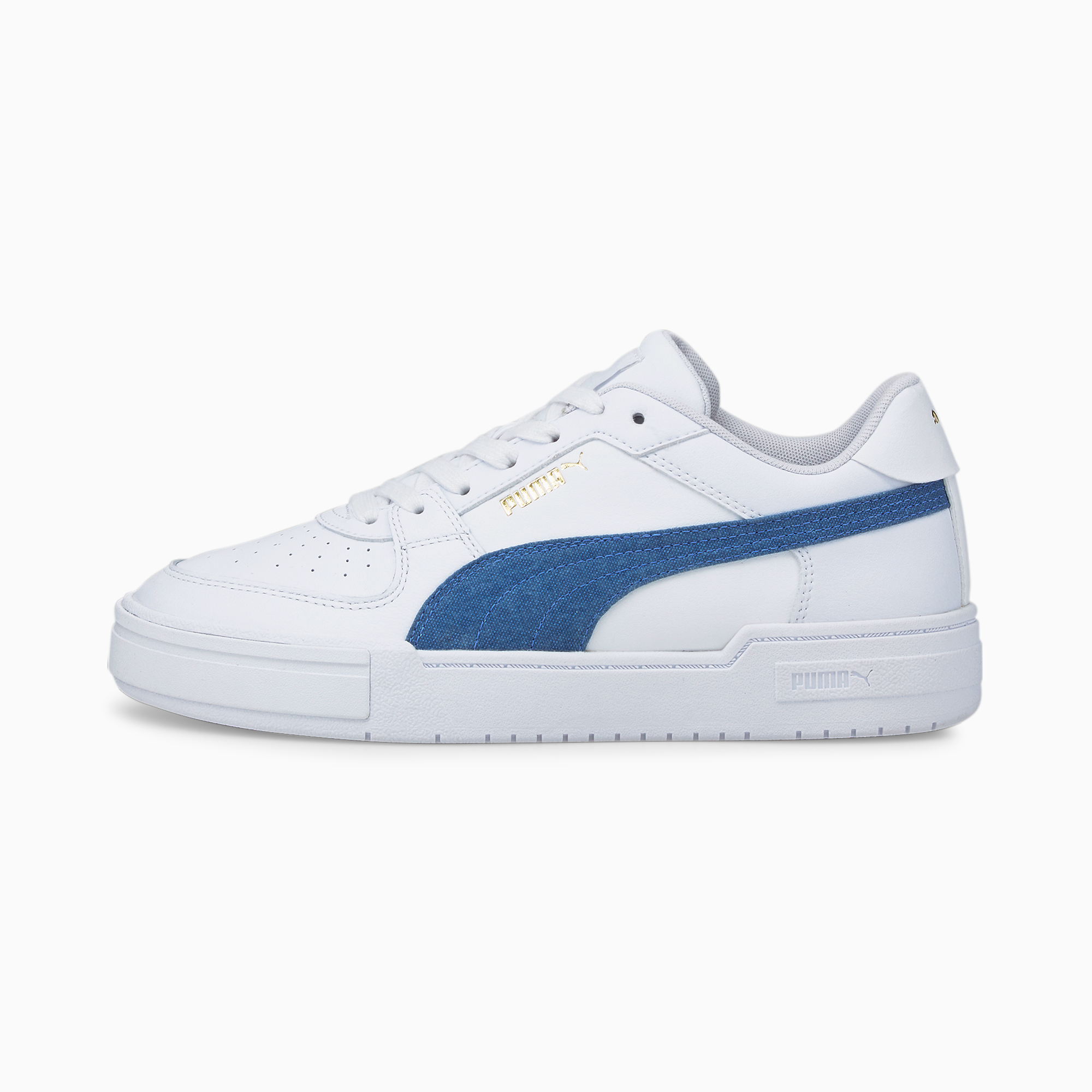 CA Pro Denim Trainers, Puma White-Vallarta Blue