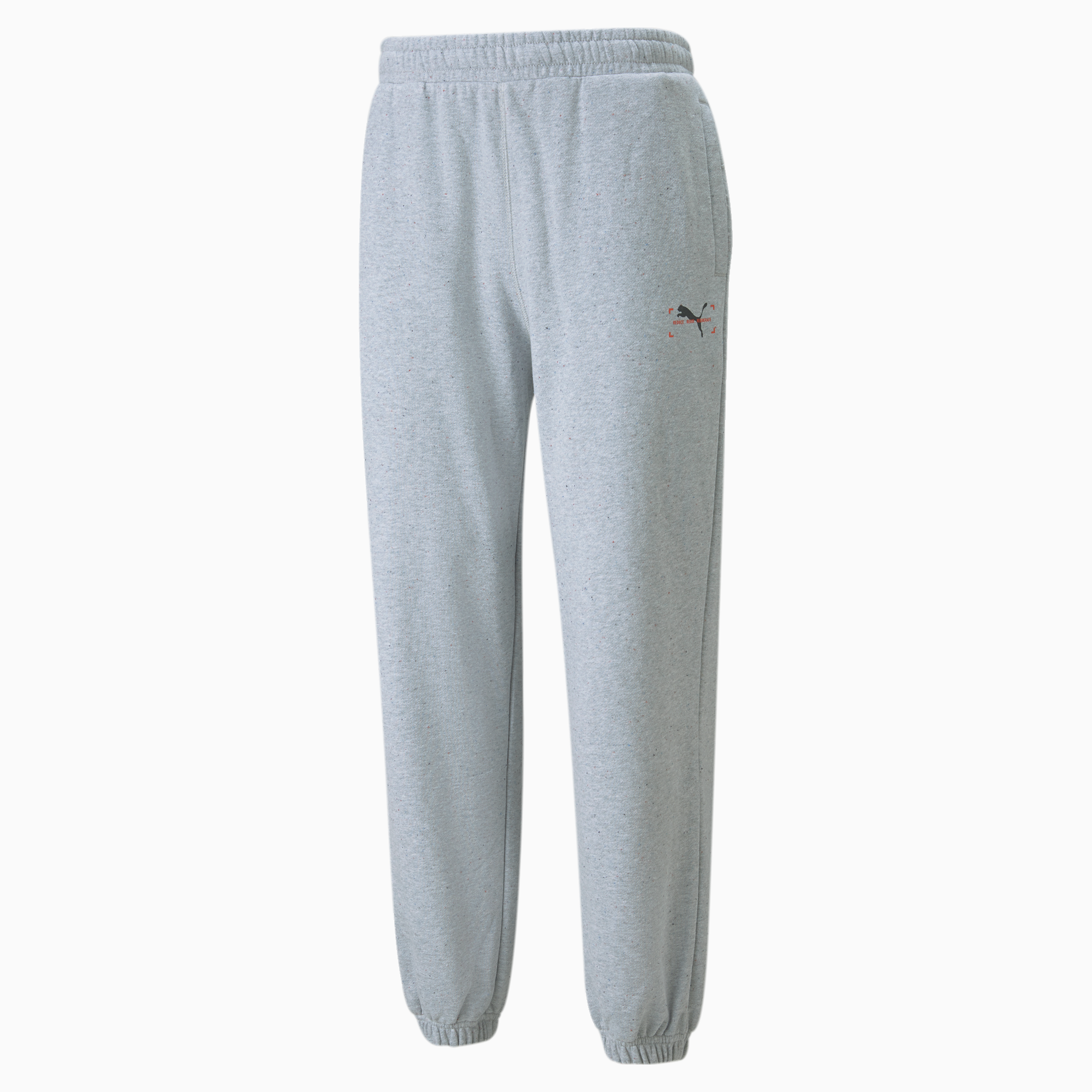 RE:Collection Relaxed Men's Pants, Light Gray Heather