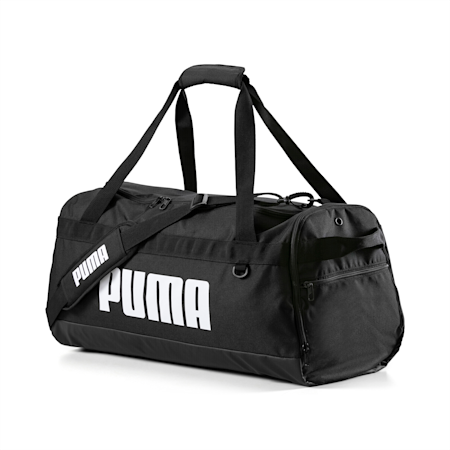 PUMA Challenger Medium Duffel Bag, Puma Black, small
