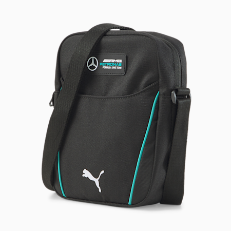 Mercedes-AMG Petronas Motorsport F1 Portable Shoulder Bag, Puma Black, small
