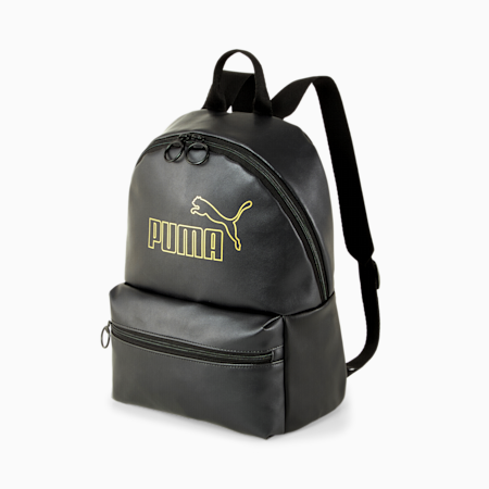 Core Up Backpack, Puma Black-metallic, small