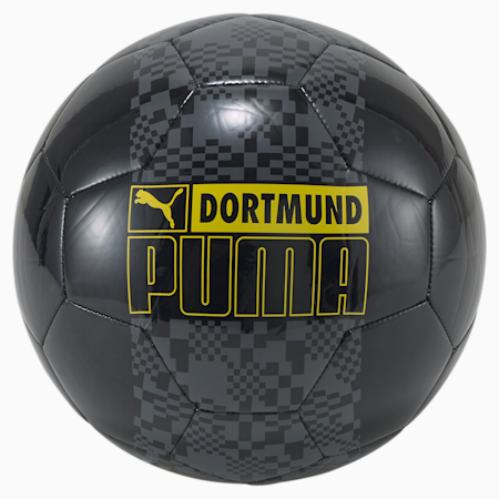 Ballon de foot de supporter Borussia Dortmund ftblCore, Puma Black-Cyber Yellow, small