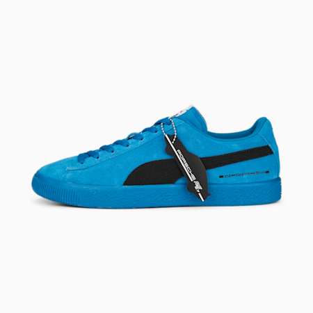 Sneakers PUMA x PORSCHE RS 2.7 Suede, Mykonos Blue-Puma Black, small