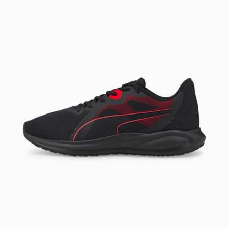 Twitch Runner Running Shoes, Puma Black-High Risk Red, small