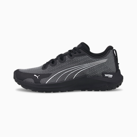 Fast-Trac NITRO Running Shoes Men, Puma Black-Metallic Silver, small