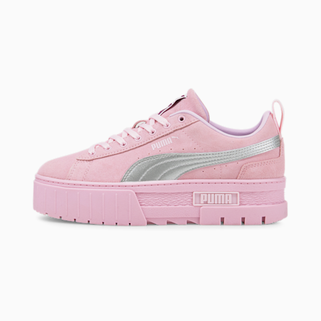 PUMA x DUA LIPA Mayze Metallic Sneakers Women, Pink Lady-Puma Silver, small