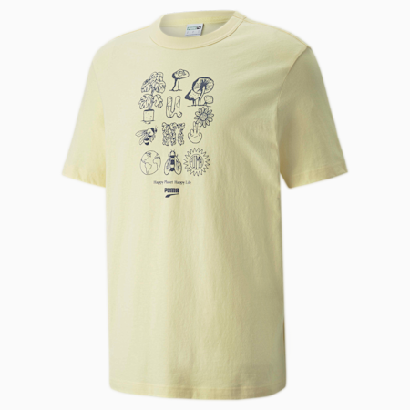 Downtown Graphic Herren T-Shirt mit Rundhalsausschnitt, Anise Flower, small