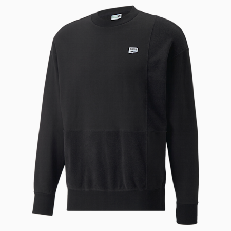 Sweat à Col Rond Downtown Homme, Puma Black, small