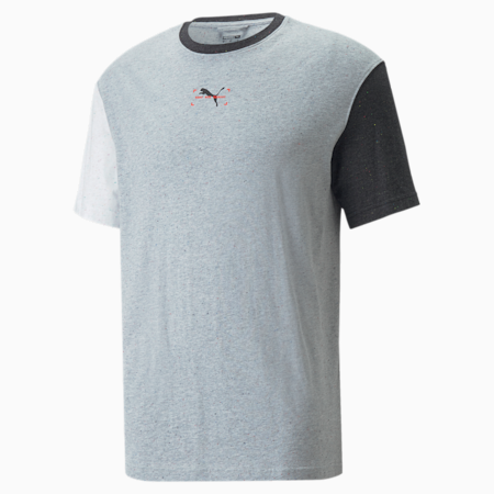 T-shirt RE:Collection Relaxed da uomo, Light Gray Heather, small
