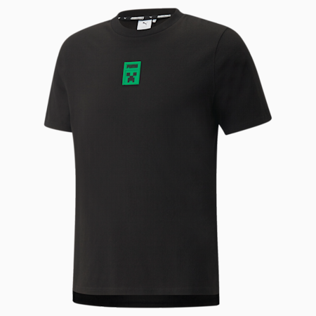 T-Shirt PUMA x MINECRAFT Graphic Homme, Puma Black, small