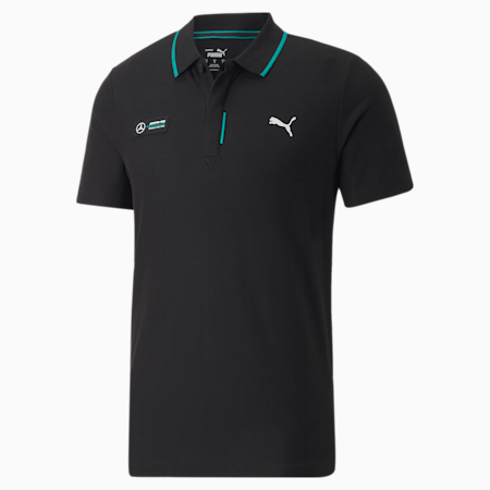 Mercedes-AMG Petronas Motorsport Formula One Polo Shirt Men, Puma Black, small