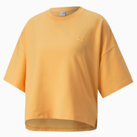 T-shirt décontracté Infuse Relaxed Femme, Mustard Seed, small