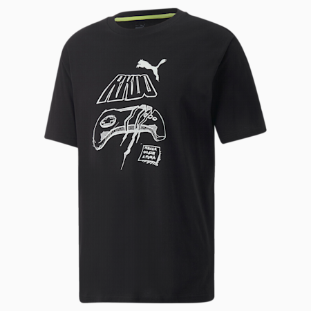 T-shirt da eSports a maniche corte RKDO Boxy Fit da uomo, Puma Black, small