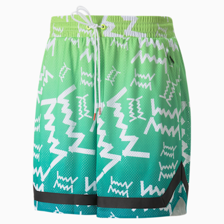 Big Dance Basketball Shorts Men, Lime Squeeze, small