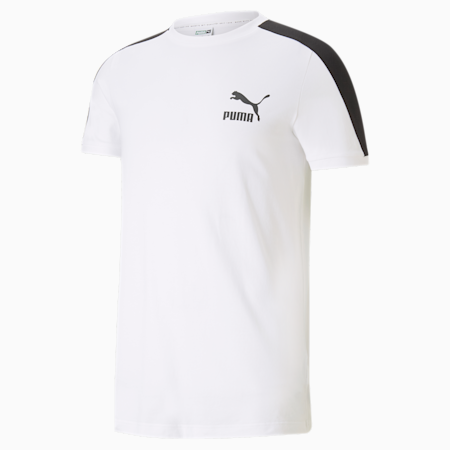 T-shirt Iconic T7 homme, Puma White, small