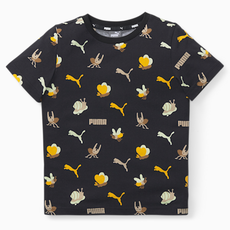 SMALL WORLD T-Shirt Kinder, Puma Black, small
