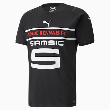 Camiseta juvenil réplica de la tercera equipación del Stade Rennais/Rennes, Puma Black, small
