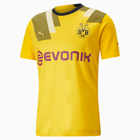 Borussia Dortmund 22/23 Pokaltrikot für Herren, Cyber Yellow, small
